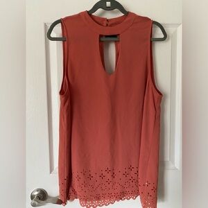 Gently Worn - High Neck Tank Top with Keyhole